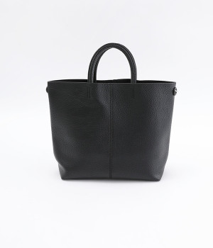 バイカラーフェイクレザー　トートバッグ