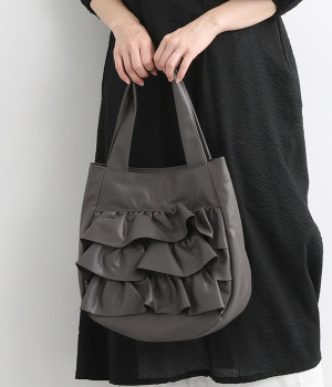 PUフリルトート