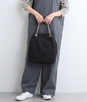 ナイロンツイル 革付属ハトメショッパー(オーク-ONESIZE)