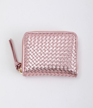 レザーメッシュ　ジャバラカードウォレット