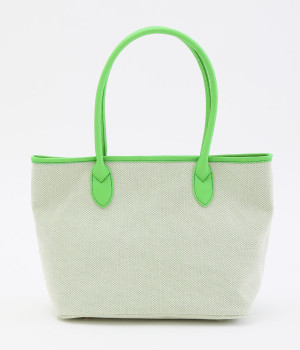 蛍光キャンバス×蛍光シープ　トートバッグ(グリーン-ONESIZE)
