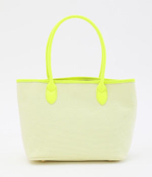 蛍光キャンバス×蛍光シープ　トートバッグ(イエロー-ONESIZE)