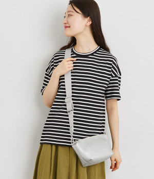 Natural Lag × NOsWEA ポーチ　おまけつき（金テ） ロングセラー＞カシュカシュ cache cache ラインストーン三日月