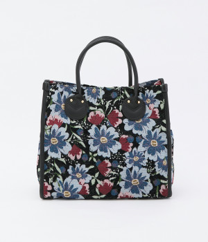 ジャカード スクエアトート