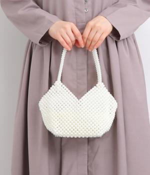 メタルビーズハートバッグ