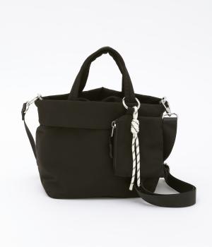 ミニトート2wayショルダー(ブラック-F)