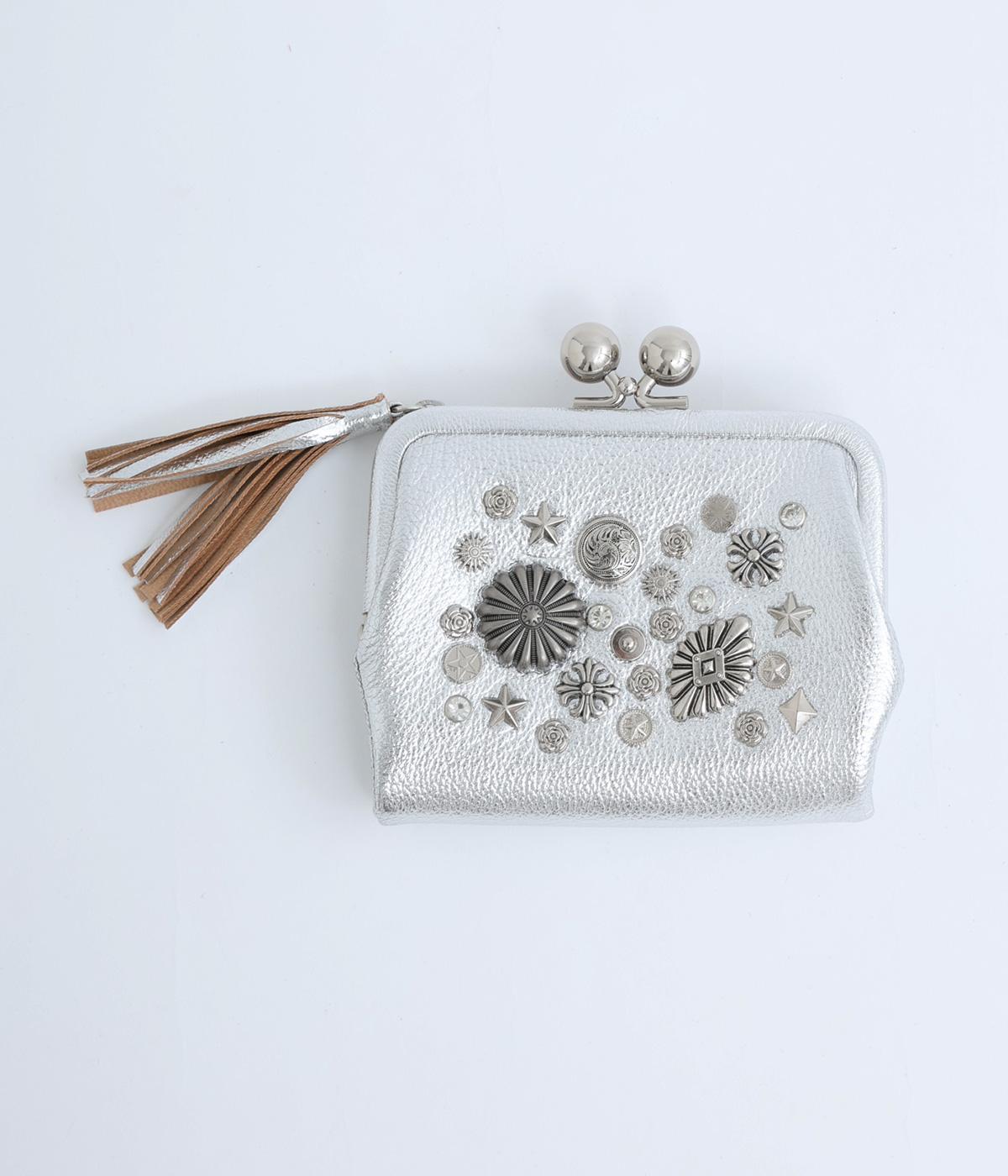 マルチスタッズ・がま口2つ折りウォレット（perche）の商品詳細