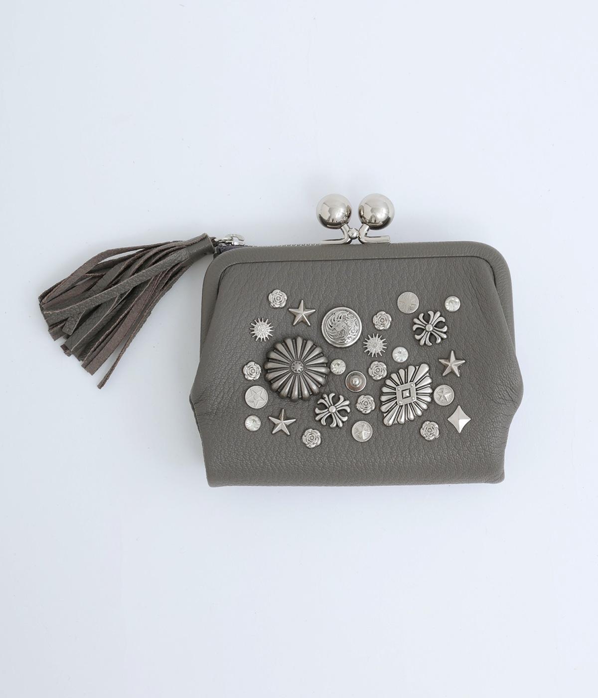 マルチスタッズ・がま口2つ折りウォレット（perche）の商品詳細