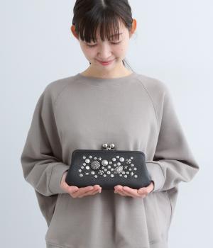 マルチスタッズ・がま口ロングウォレット