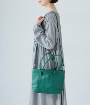 ソフトレザー3層2wayトート