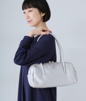 ソフトレザーワイドボストントート