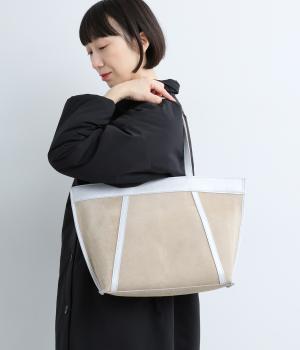 撥水リバーシブルトートL