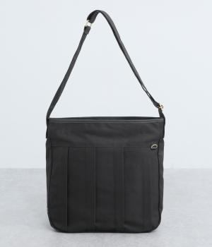 ベンダイルコットンスコッチガードプリーツショルダー(ブラック-F)