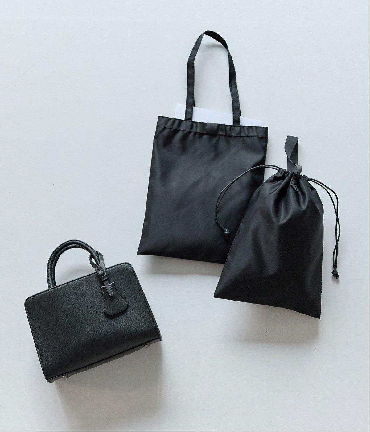 フォーマル3点セットバッグ(ブラック-F)