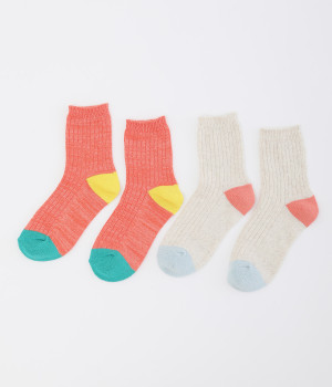 リネンパレット　ショートソックス　2足組