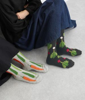 お野菜　クルーソックス2Ｐ