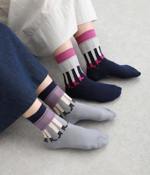 シースルースカート　ショートソックス　2足組