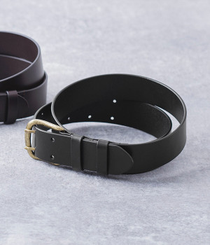 レザーベルト(ブラック-ONESIZE)