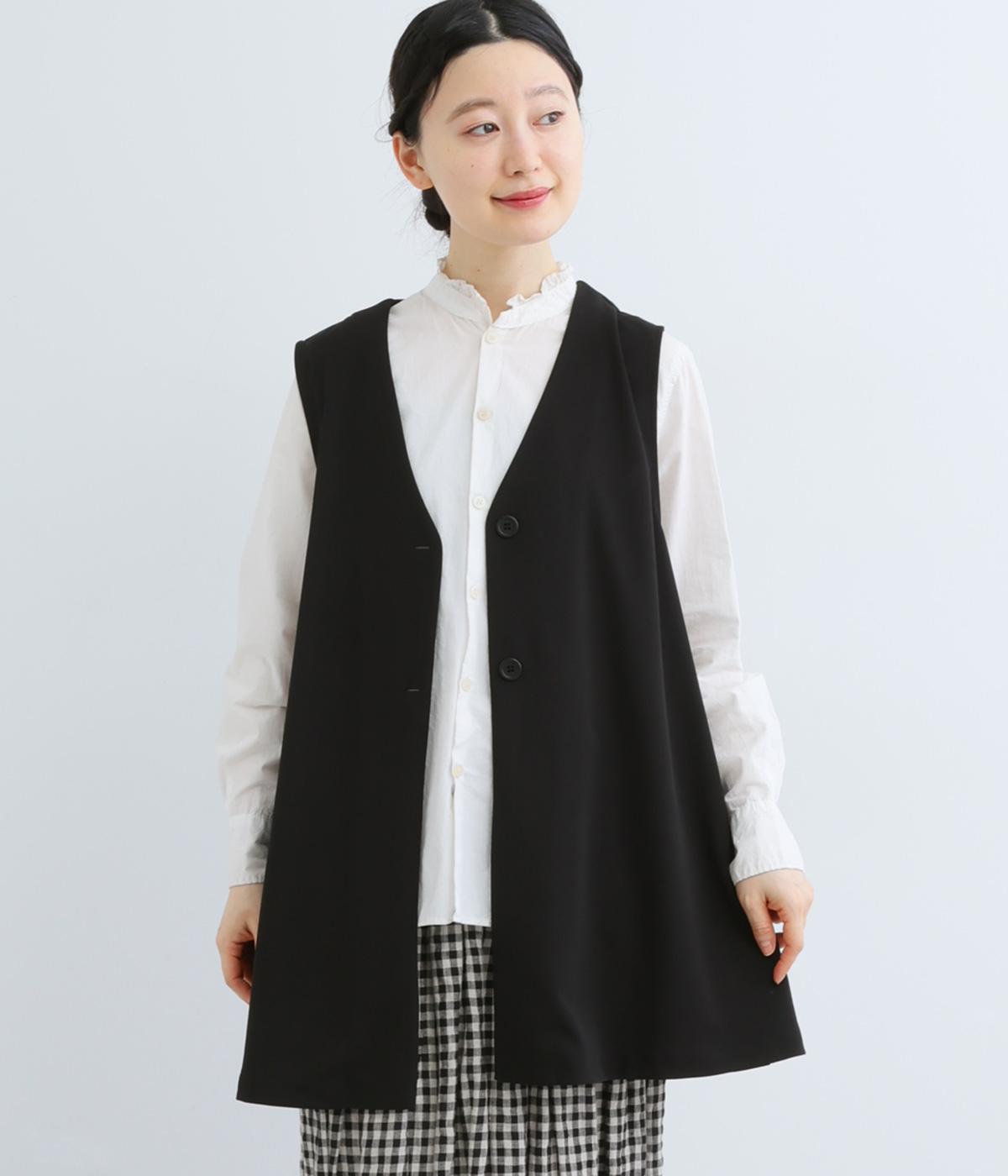 カットジョーゼットベスト（m.n）の商品詳細