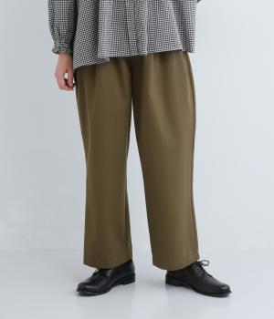 コットンリオセルツイルコクーンタックパンツ