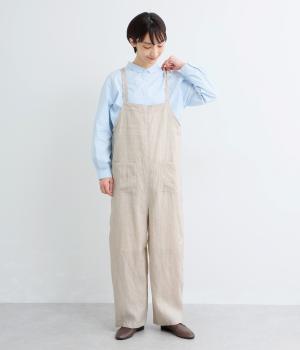 リネンリボンサロペット(エクリュ-F)