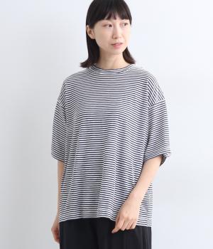 シアー天竺バックフリルTee