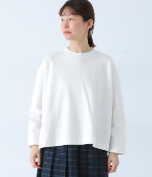 【A.U.G. relaxing】MVS天竺ワイドフレアTee(オフ-F)