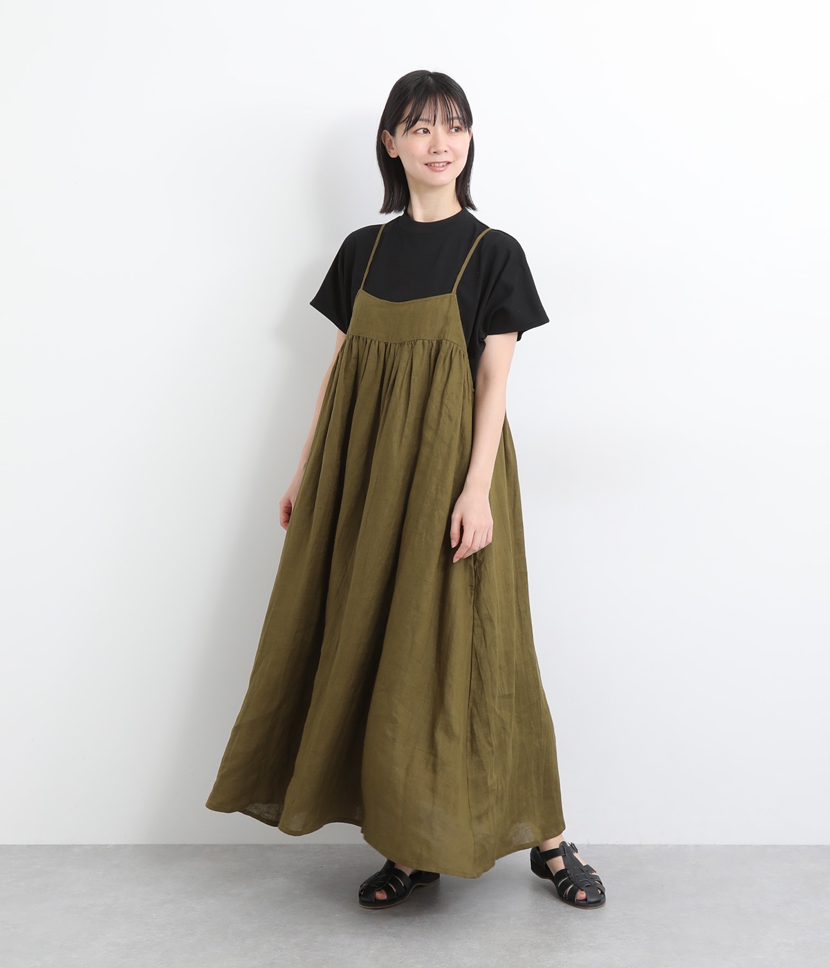 リネンキャミワンピース