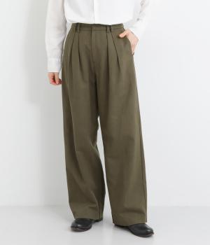 タックワイドパンツ