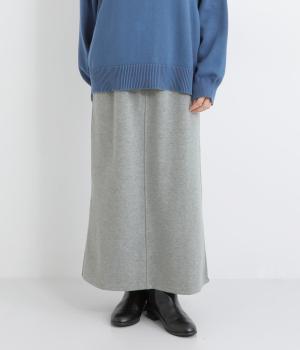 ダブルフェイス細見えBOXスカート