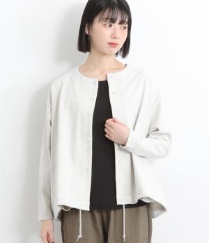 コットン天竺2wayバルーンカーディガン