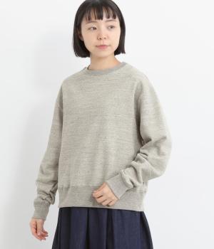 【A.U.G. relaxing】コットンヴィンテージ裏毛ゆるトレーナー