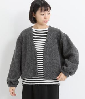 【A.U.G. relaxing】ウールリッチパイルカーディガン