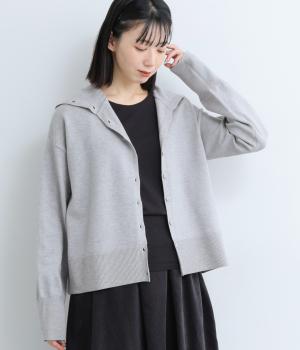 2wayタートルカーディガン(グレー-F)