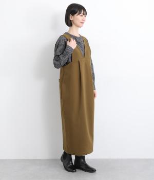 ライトメルトンタックバルーンジャンパースカート