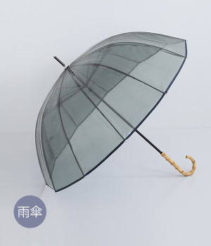 CLEAR UMBRELLAS LONG  12frame(グレー-ONESIZE)