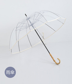 CLEAR UMBRELLAS LONG  12frame(ホワイト-ONESIZE)