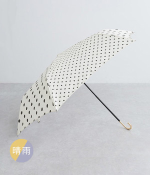 UMBRELLAS MINI  Dots　晴雨兼用(ホワイト-ONESIZE)