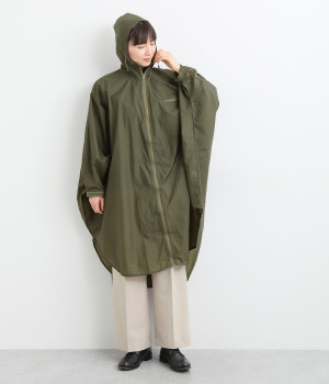 スーパーライト/レインポンチョ(カーキ-ONESIZE)