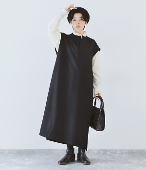 オーバーシャツドレス