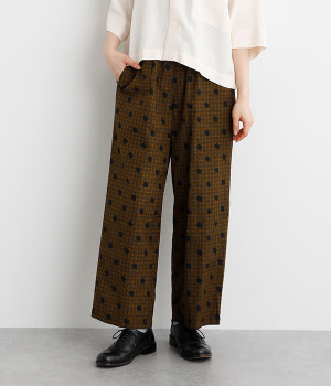 バティックプリント　イージーパンツ