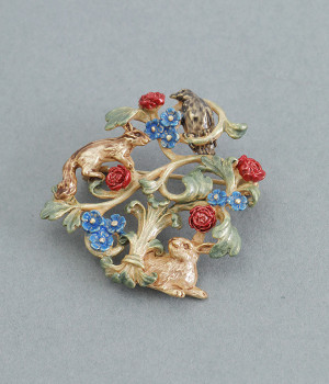 ロマネスクブローチ(カラー1-ONESIZE)