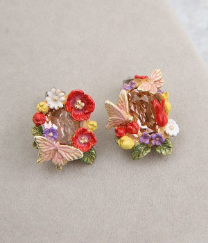 昼花ピアス(カラー1-ONESIZE)