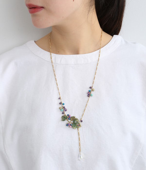 ノブドウラリエット　ネックレス(カラー1-ONESIZE)