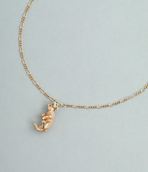 クローバーピクニック　ネックレス(ゴールド-ONESIZE)