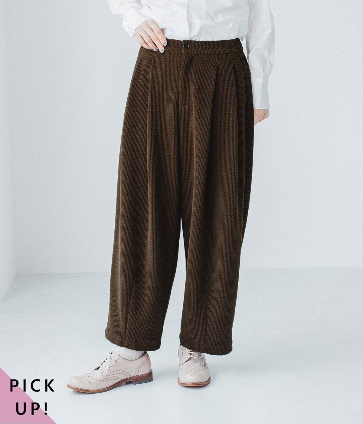 コットンゆったりコーデュロイバルーンパンツ（&yarn）の商品詳細