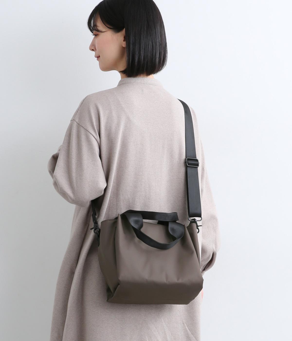 2way SQUARE TOTE M(ブラウン-F)