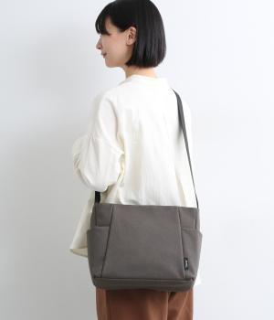 サイドポケットショルダーバッグ(グレー-F)