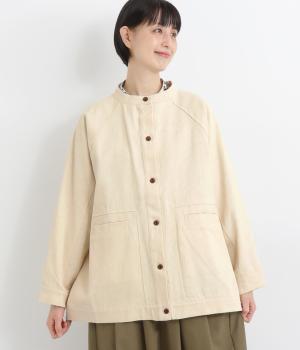 ジャカードデニムドルマンワイドジャケット