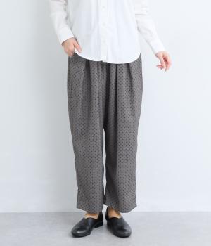 ジャケットに合わせるパンツ(ドットグレー-F)